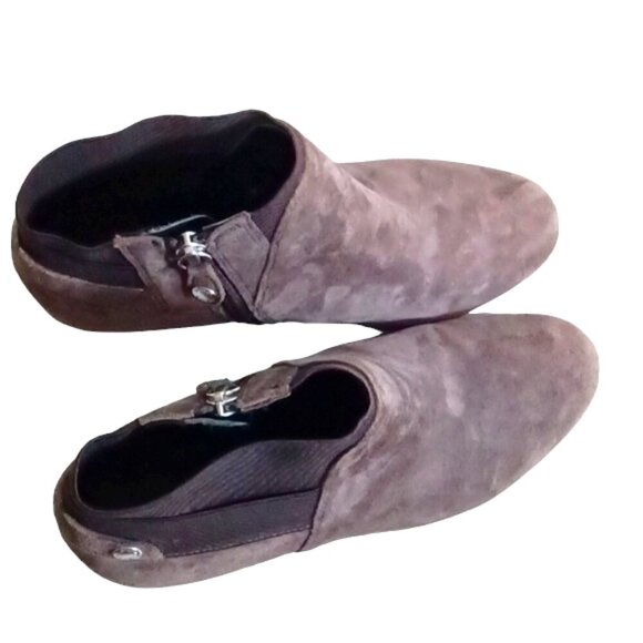 Ladies Geox‎ Respira Size Eu38 Brown Suede Ankle Boots - Picture 5 of 11